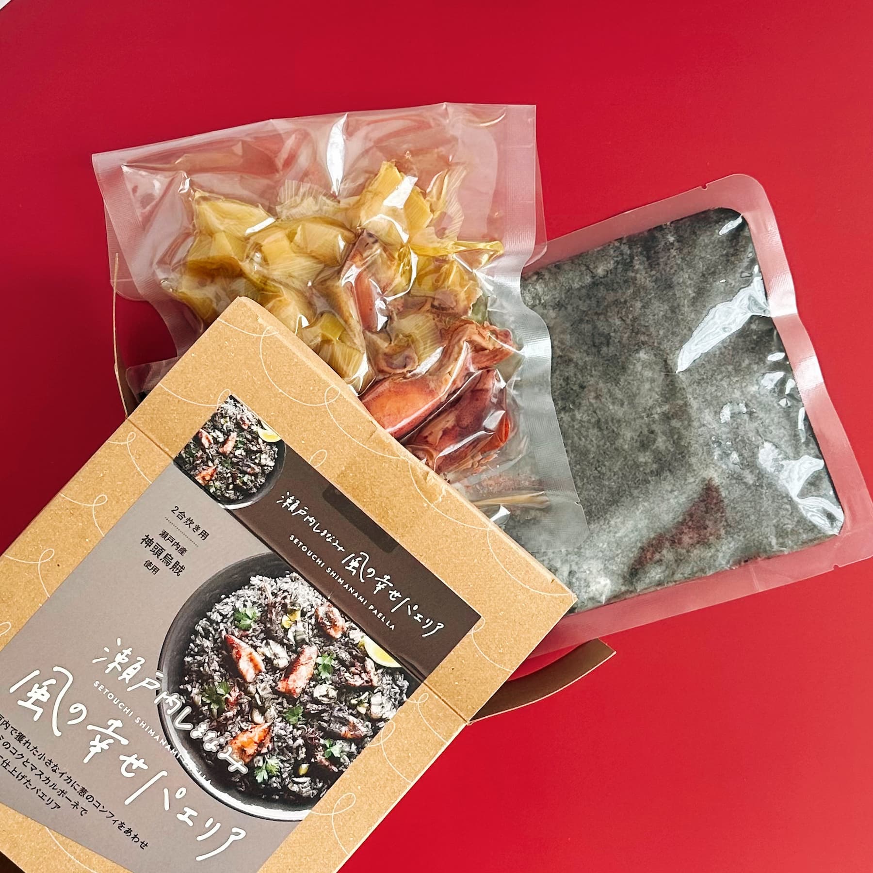 賞味期限2025年12月1日 瀬戸内しまなみ 風の幸せパエリア(烏賊・葱)