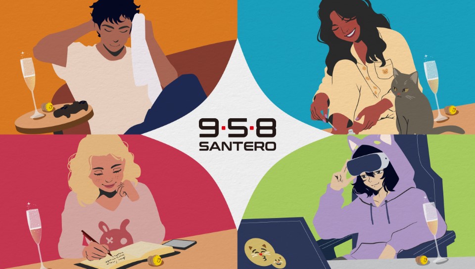  ピノ シャルドネ スプマンテ　シリーズ　／　サンテロ