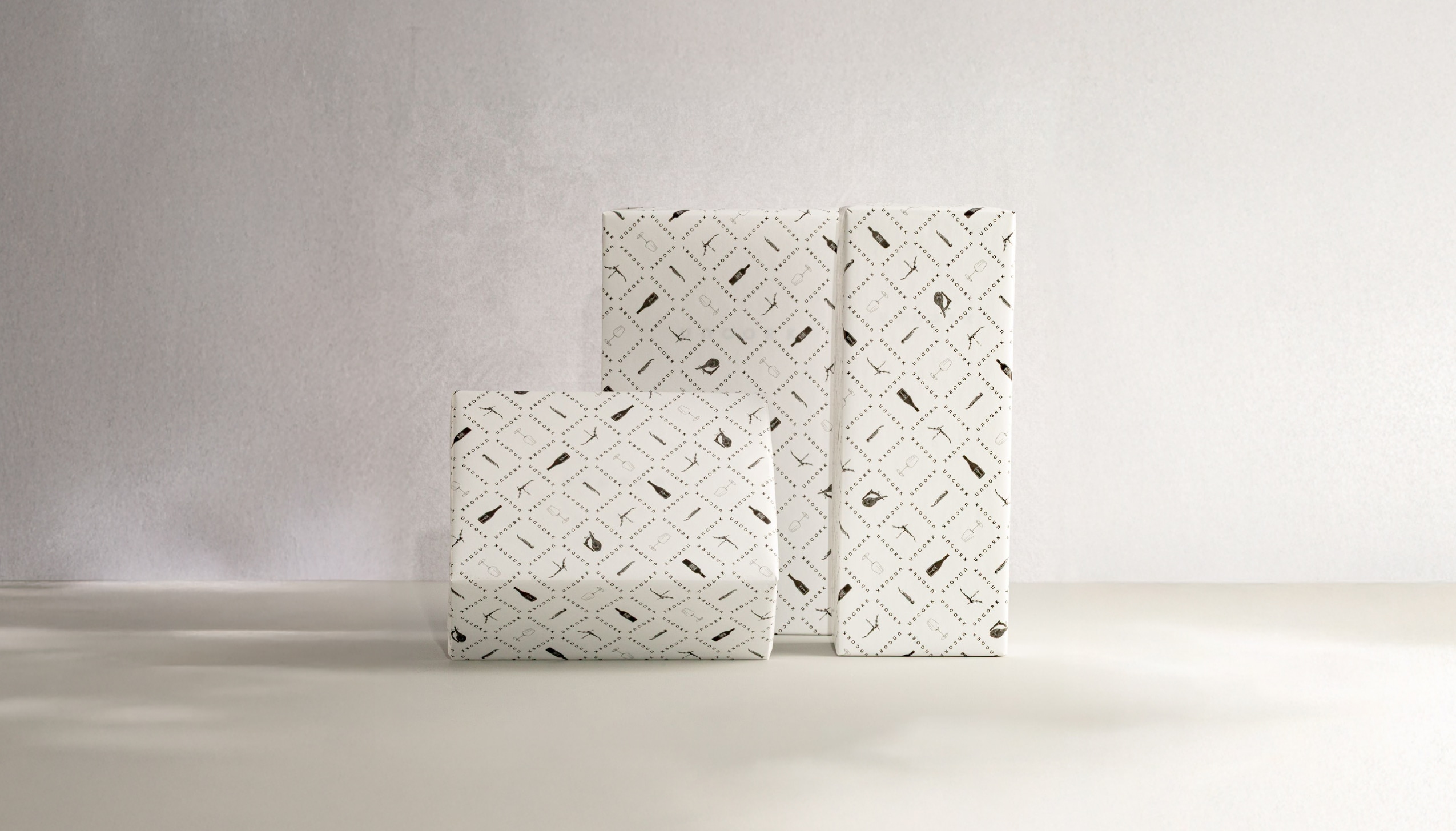 UNCORKのギフトラッピング