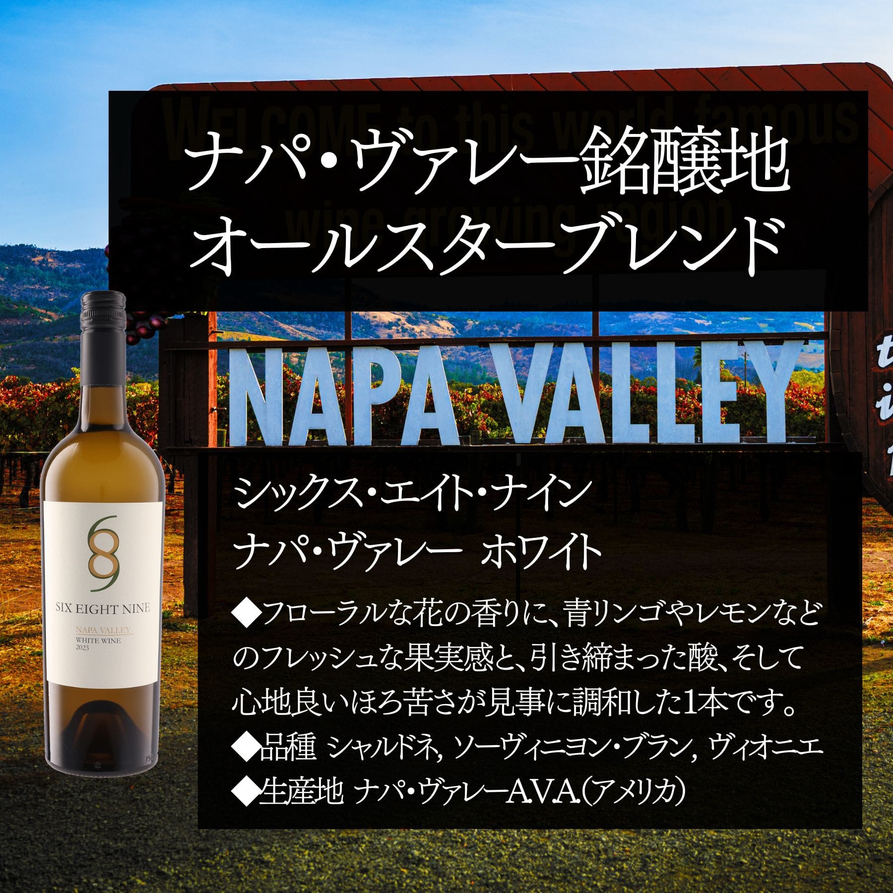 シックス･エイト･ナイン ナパ･ヴァレー ホワイト