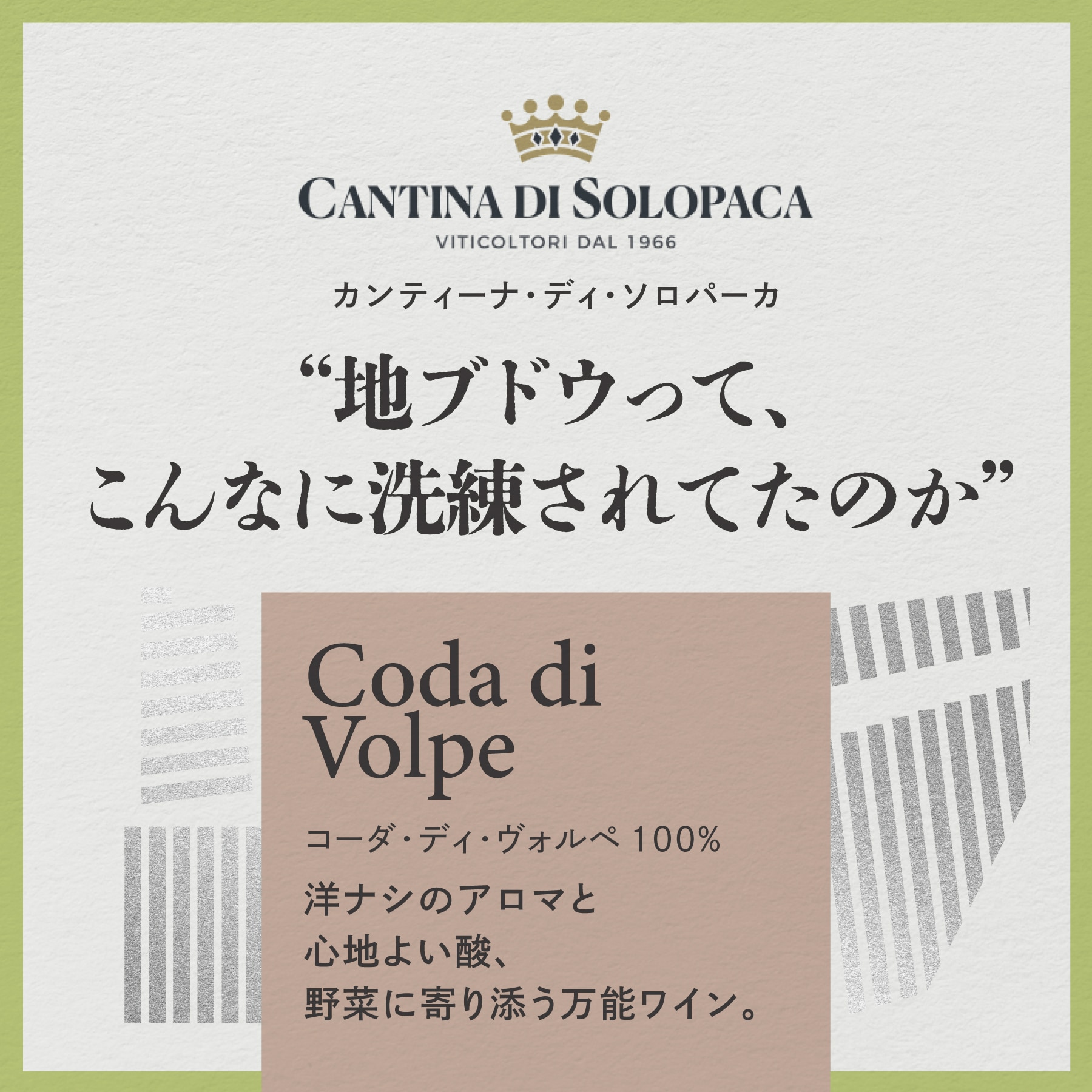 カンティーナ・ディ・ソロパーカ コーダ・ディ・ヴォルペ